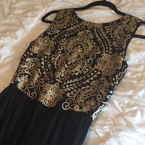 NWT High Low Cocktail Dress w/ Sequence Detail